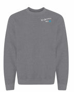 NB Guy Blue Compass Left Chest Crewneck Sweatshirt - Unisex