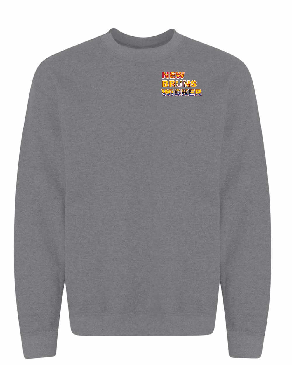 New Bruns Wicker Left Chest Crewneck Sweatshirt - Unisex