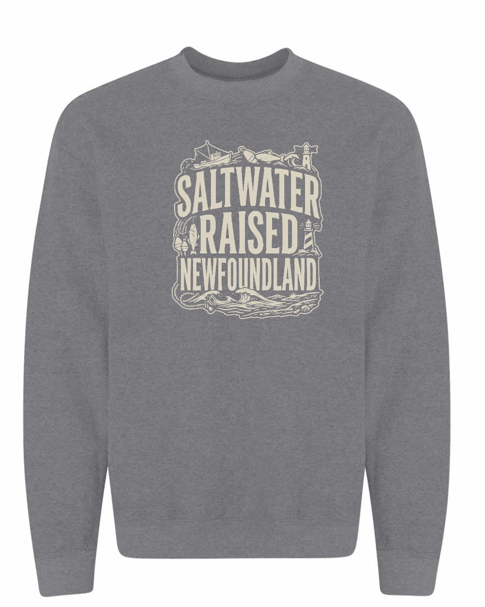 NFLD Saltwater Raised Folk Crewneck Sweatshirt - Unisex