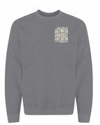 CB Saltwater Raised Folk Left Chest Crewneck Sweatshirt - Unisex