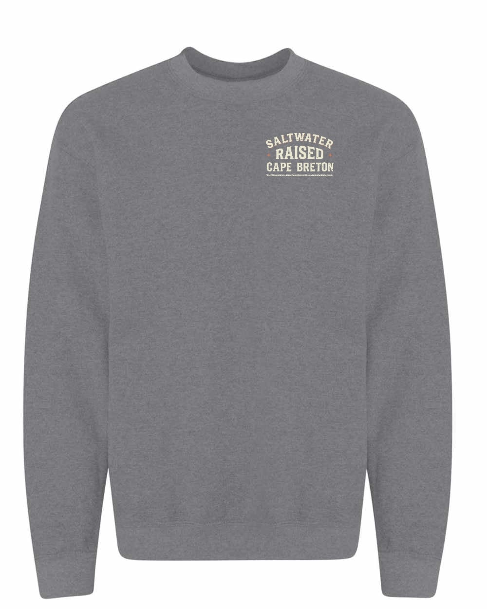 CB Saltwater Raised Sign Left Chest Crewneck Sweatshirt - Unisex
