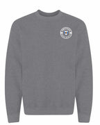 Born and Raised NS Heart Flag Left Chest Crewneck Sweatshirt - Unisex