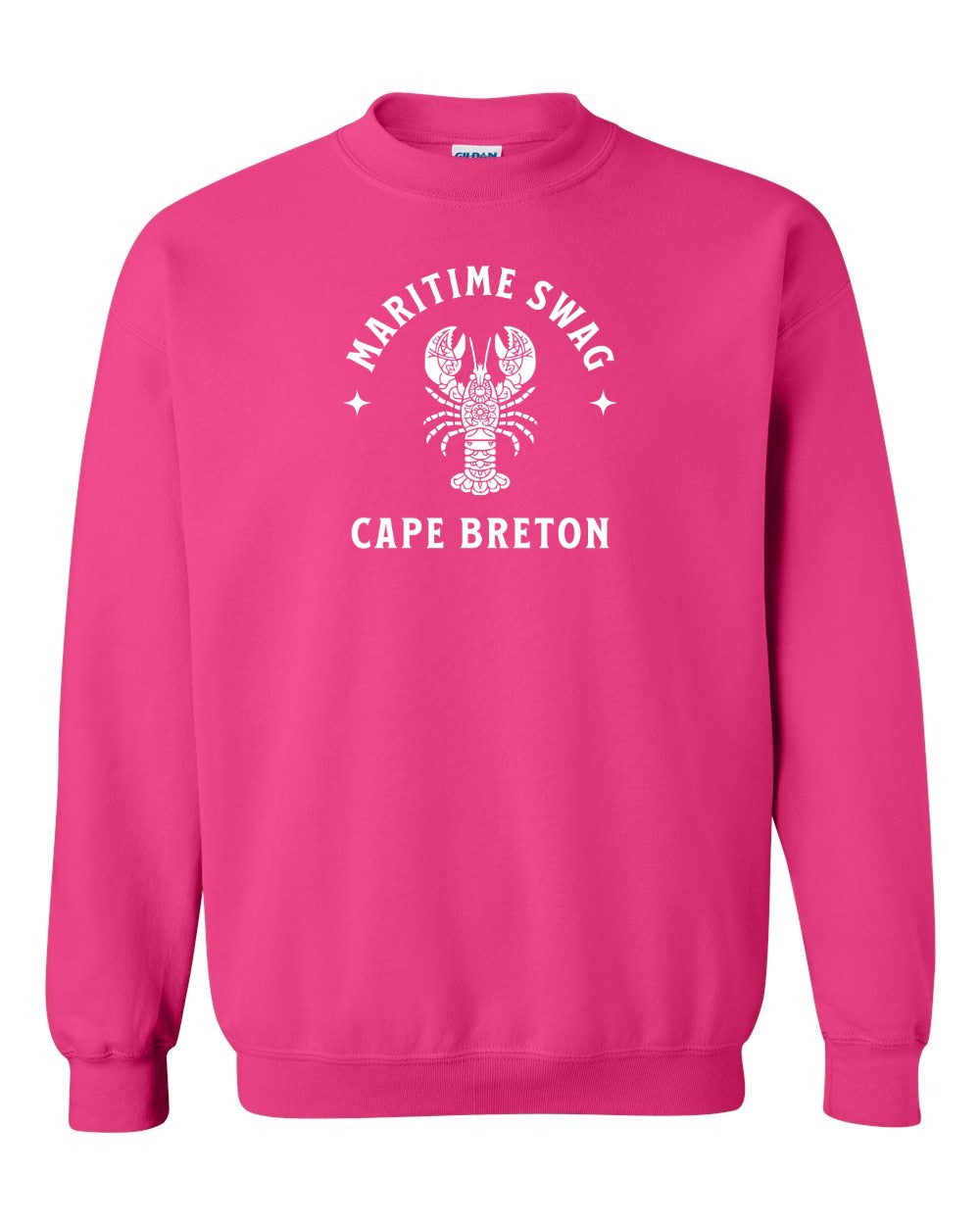 Maritime Swag CB Mandala white Lobster Crewneck Sweatshirt - Unisex