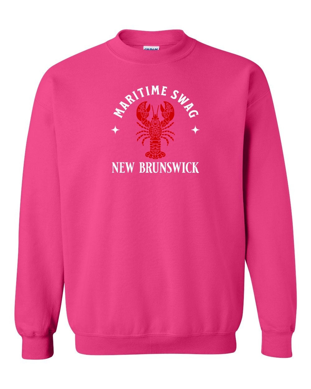 Maritime swag NB mandala red lobster Crewneck Sweatshirt - Unisex