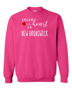 A piece of my Heart NB (red heart) Crewneck Sweatshirt - Unisex