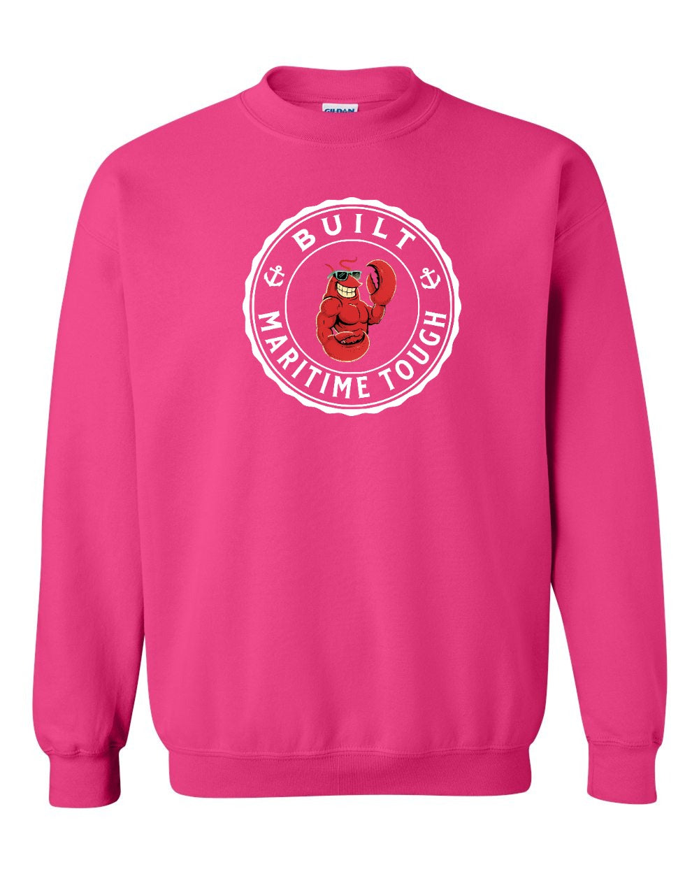 Built Maritime Tough Lobster Crewneck Sweatshirt - Unisex