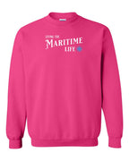 Living the Maritime life Blue compass Crewneck Sweatshirt - Unisex