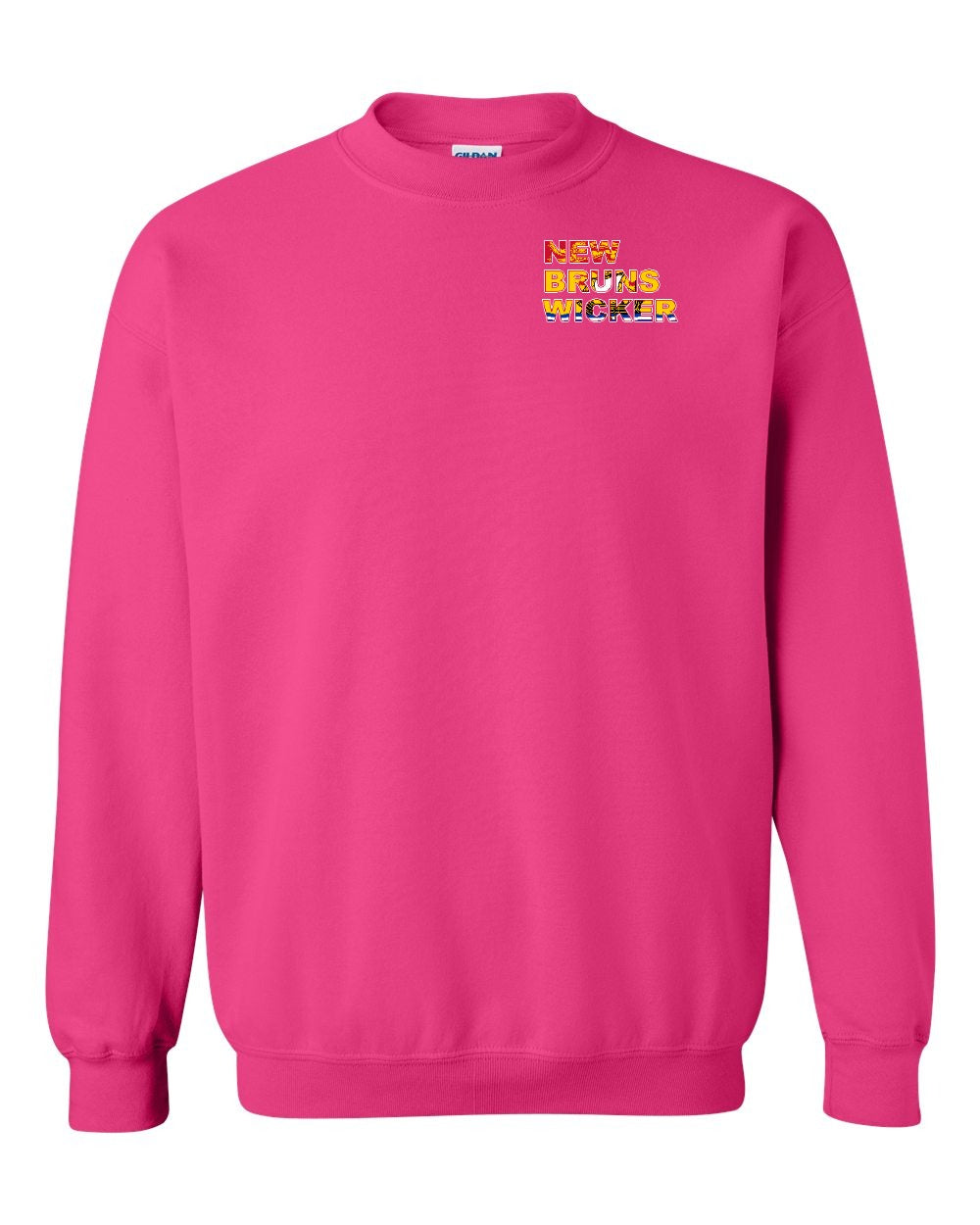 New Bruns Wicker Left Chest Crewneck Sweatshirt - Unisex