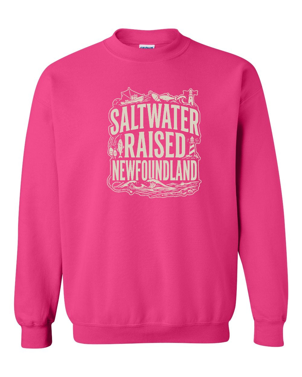 NFLD Saltwater Raised Folk Crewneck Sweatshirt - Unisex