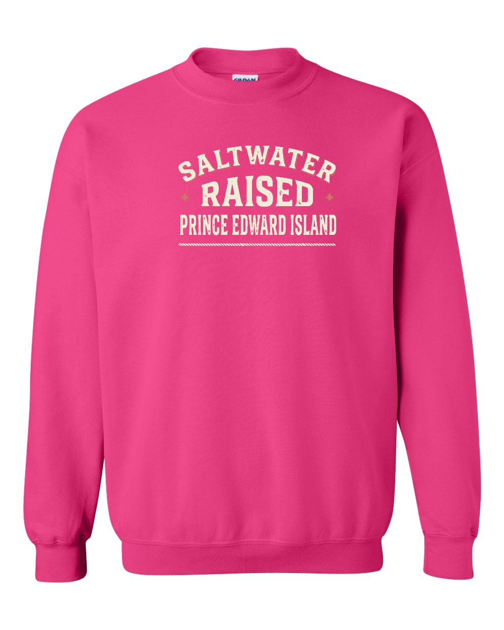 PEI Saltwater Raised Sign Crewneck Sweatshirt - Unisex