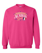 Nb Acadian Girl Garment Crewneck Sweatshirt in Heliconia Pink