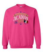 New Brunswick Guy Crewneck Sweatshirt in Heliconia Pink