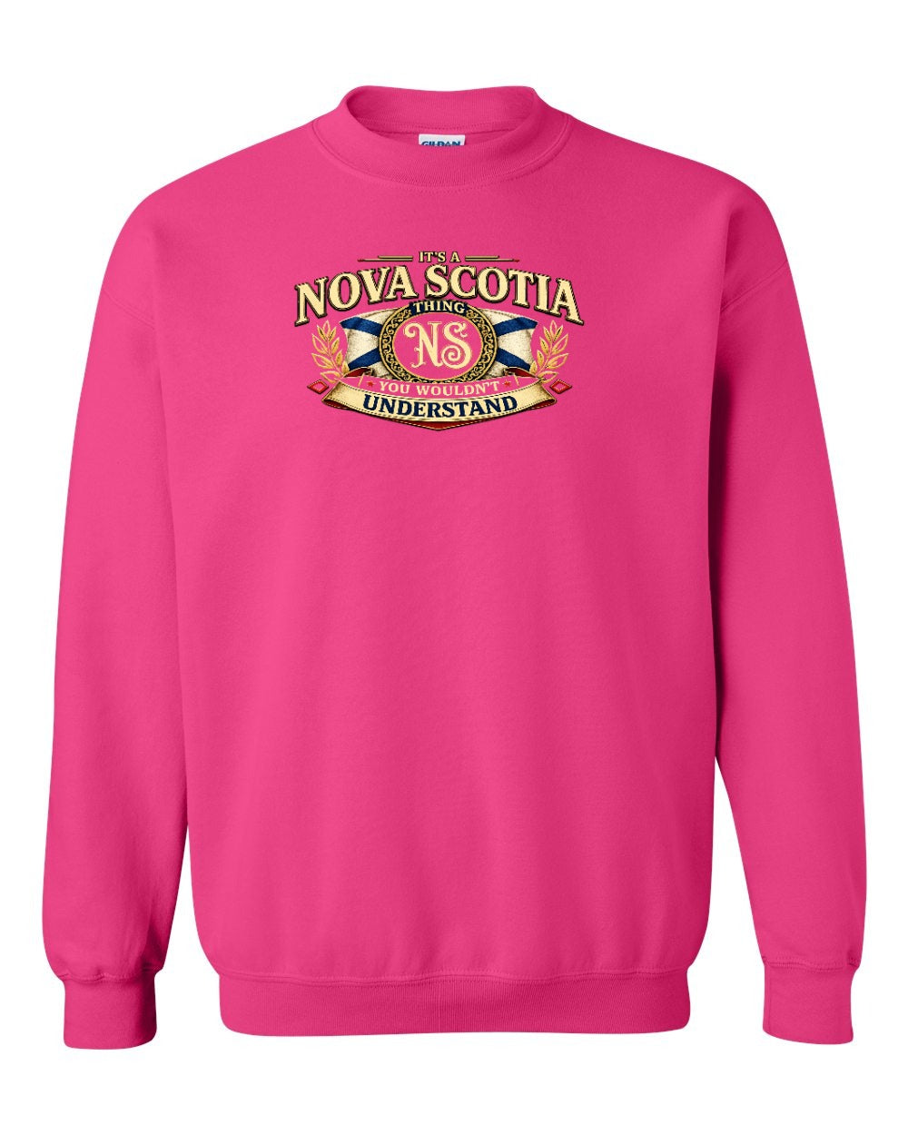 Ns Understand Crewneck Sweatshirt in Heliconia Pink