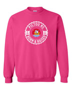 Pictou Born Raised Crewneck Sweatshirt in Heliconia Pink