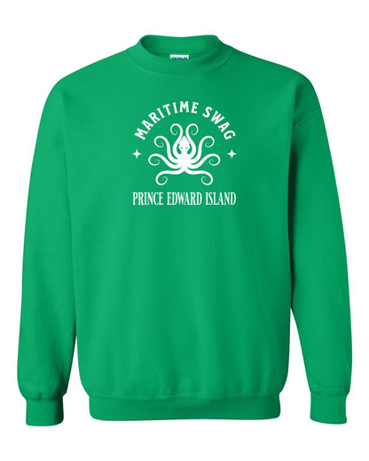 Maritime swag PEI octopus full Crewneck Sweatshirt