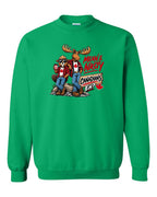 New Mean and Nasty Canadians Crewneck Sweatshirt in Irish Green