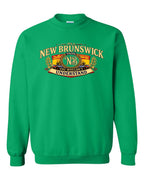 Nb Understand Full Front Crewneck Sweatshirt in Irish Green