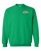 Newfoundland Guy Left Chest Crewneck Sweatshirt in Irish Green