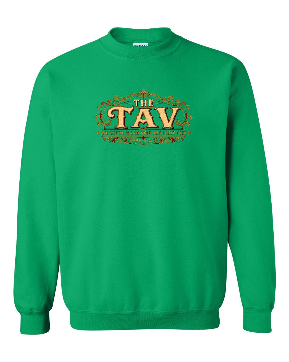 The Tav Garment Crewneck Sweatshirt in Irish Green