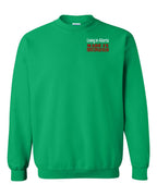 Living in Alberta Made in PEI Left Chest Crewneck Sweatshirt - Unisex