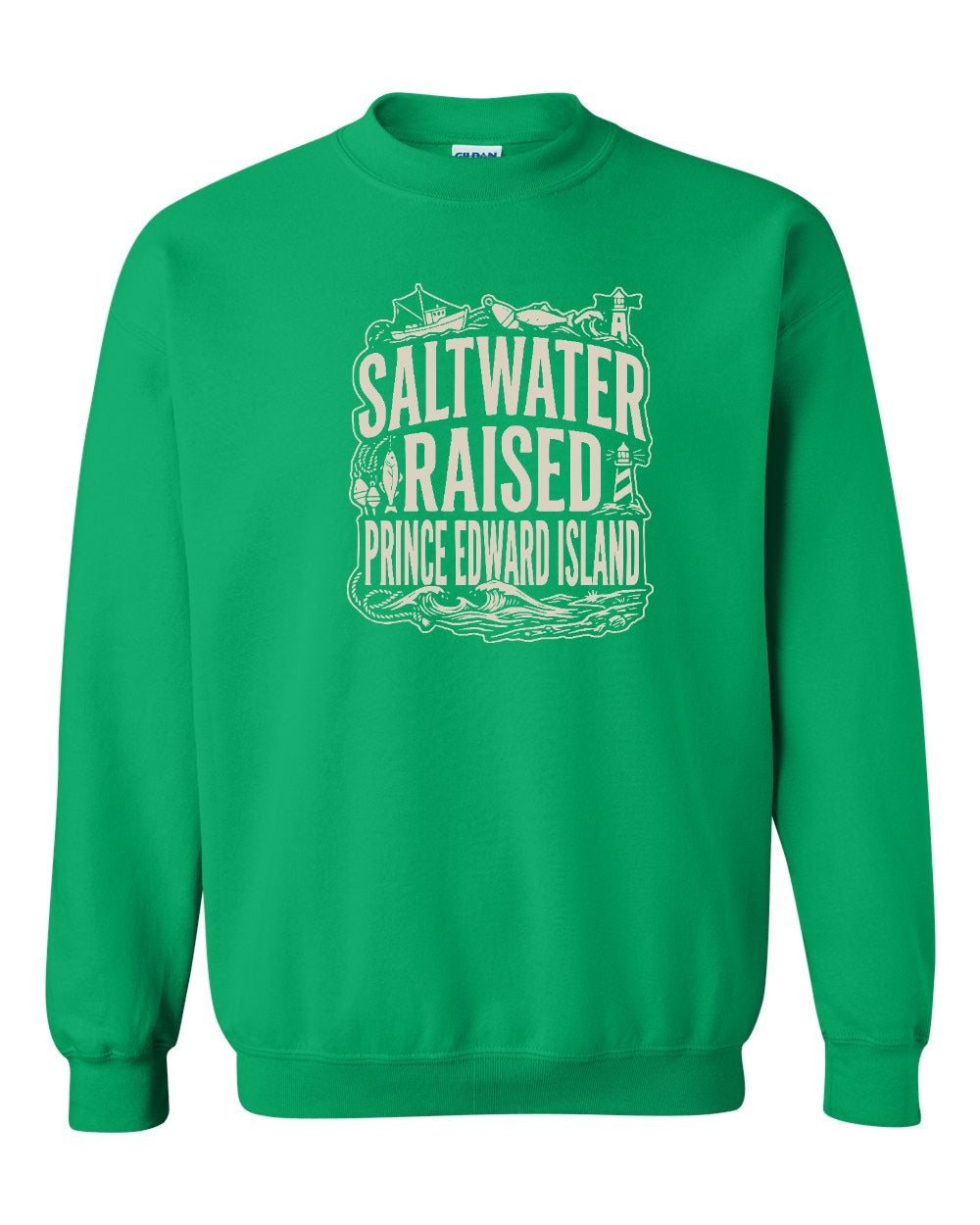PEI Saltwater Raised Folk Crewneck Sweatshirt - Unisex