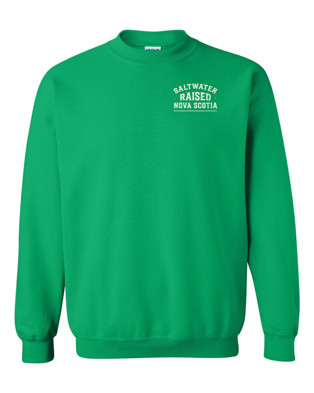 Saltwater Raised NS Sign Left Chest and Back Crewneck Sweatshirt - Unisex