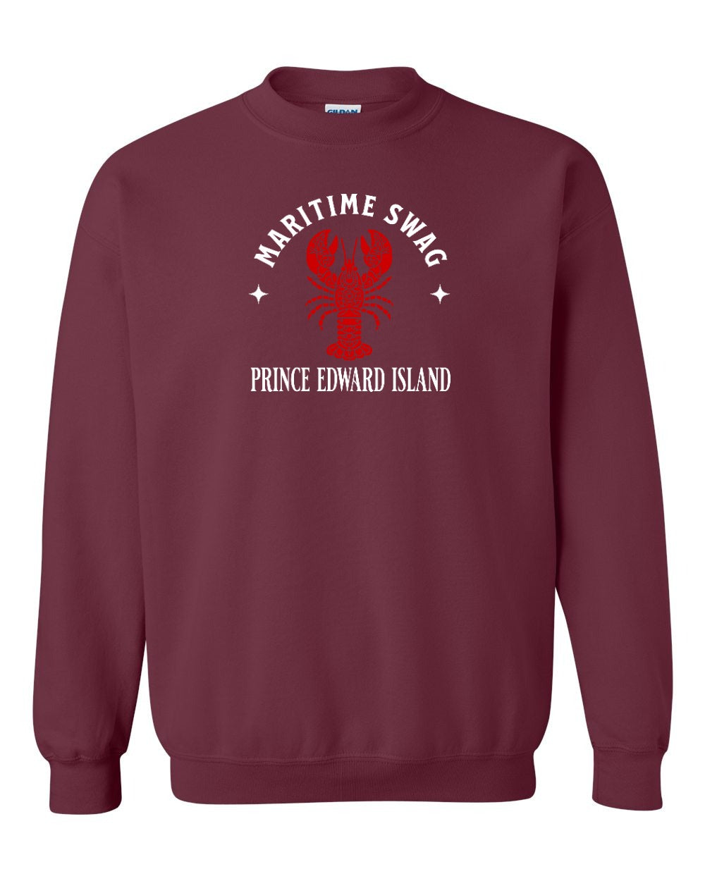 Maritime swag PEI mandala red lobster Crewneck Sweatshirt - Unisex