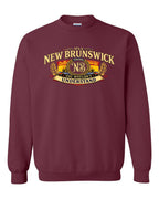 Nb Understand Full Front Crewneck Sweatshirt in Maroon