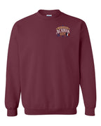 New Brunswick Guy Left Chest Crewneck Sweatshirt in Maroon