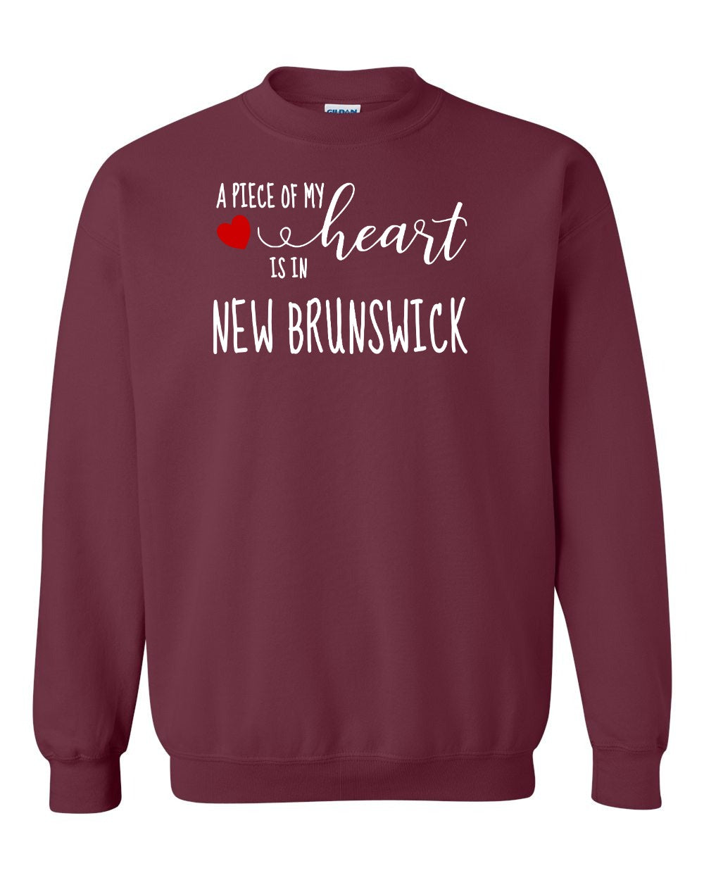 A piece of my Heart NB (red heart) Crewneck Sweatshirt - Unisex