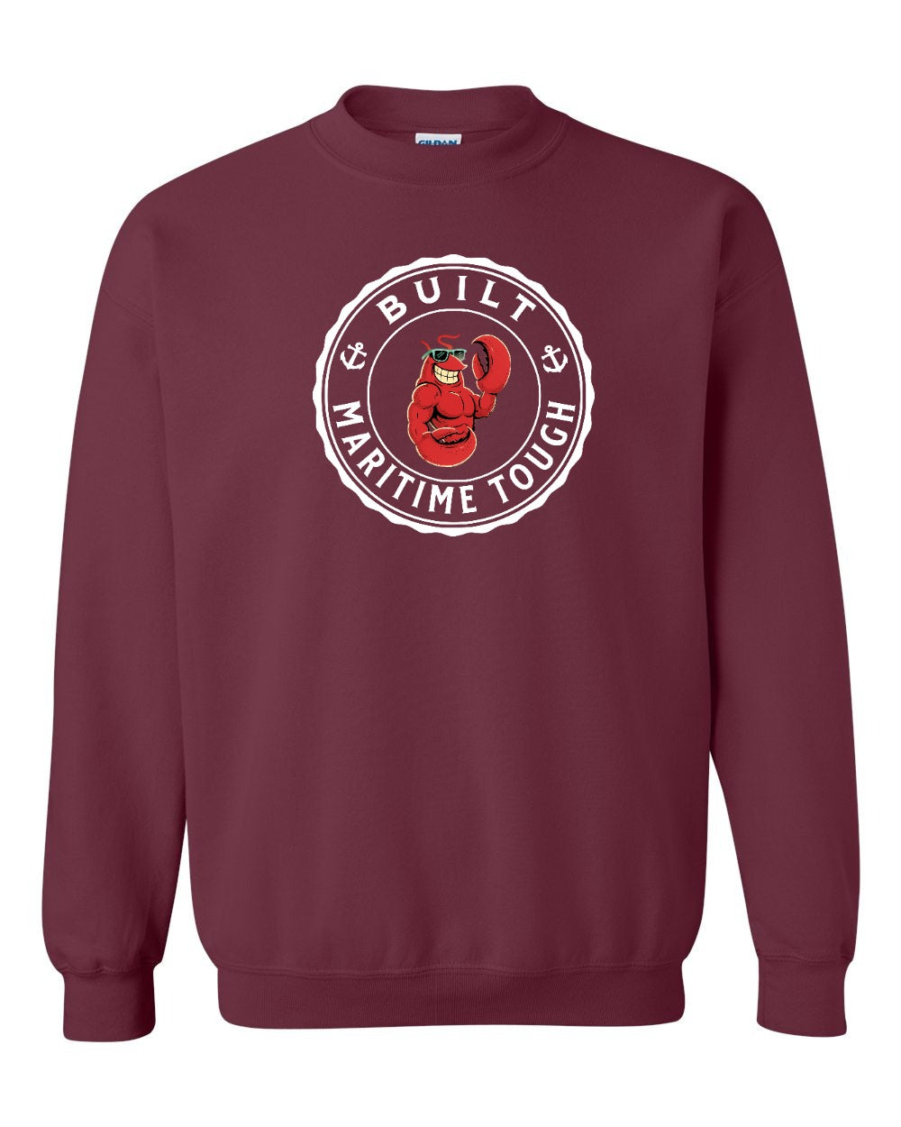 Built Maritime Tough Lobster Crewneck Sweatshirt - Unisex