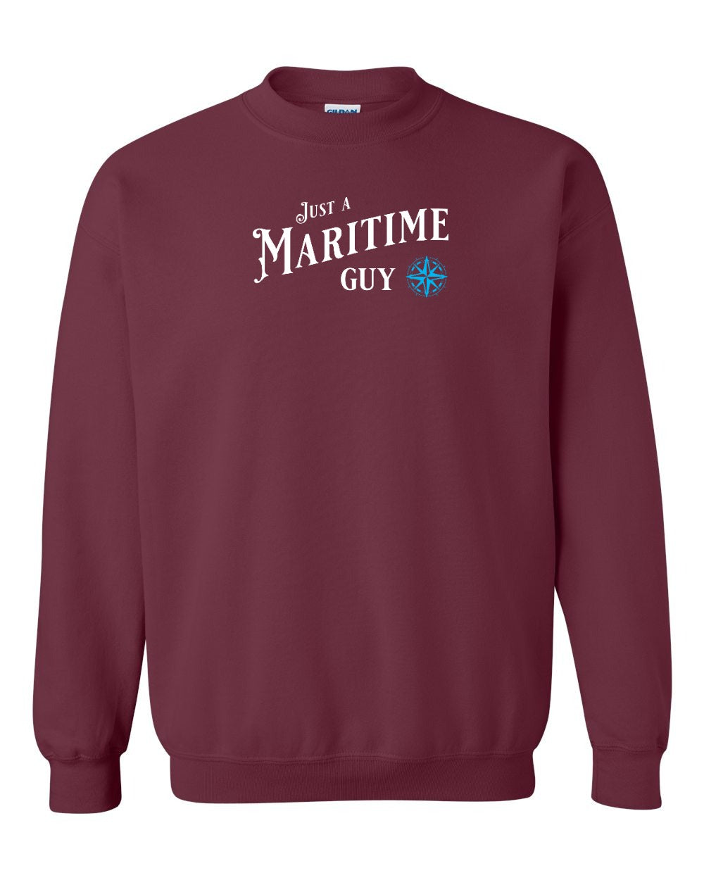 Just a Maritime Guy Blue Crewneck Sweatshirt - Unisex