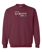 Living the NB life Blue compass Crewneck Sweatshirt - Unisex