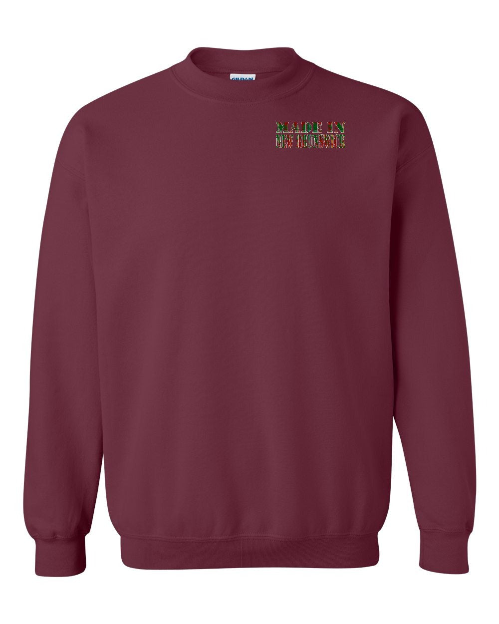 Made in NB Tartan Left Chest Crewneck Sweatshirt - Unisex