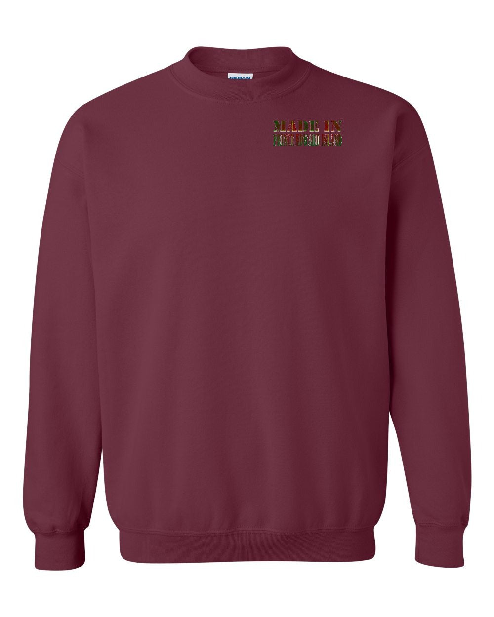 Made in PEI Tartan Left Chest Crewneck Sweatshirt - Unisex