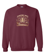 Ms Octopus Crewneck Sweatshirt in Maroon