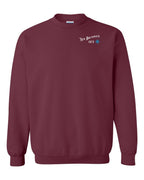 NB Guy Blue Compass Left Chest Crewneck Sweatshirt - Unisex