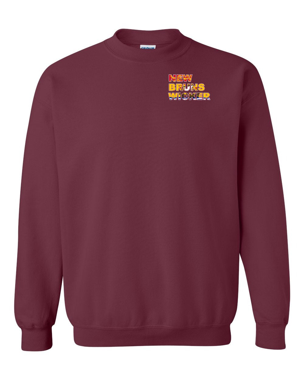 New Bruns Wicker Left Chest Crewneck Sweatshirt - Unisex