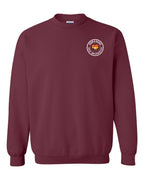Born and Raised NB Heart Flag Left Chest Crewneck Sweatshirt - Unisex