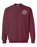 Born and Raised NS Heart Flag Left Chest Crewneck Sweatshirt - Unisex