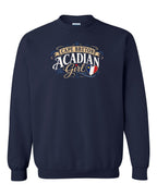 Cape Breton Girl Garment Crewneck Sweatshirt in Navy