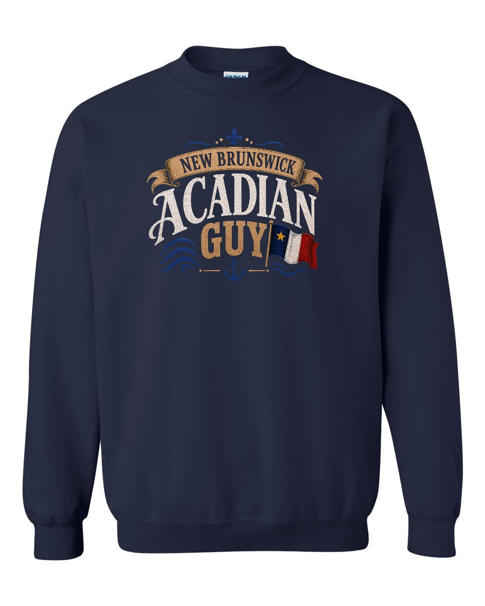 New Brunswick Guy Crewneck Sweatshirt in Navy