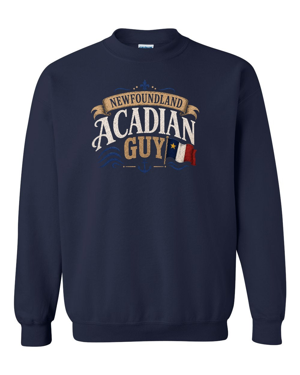 Newfoundland Guy Crewneck Sweatshirt in Navy