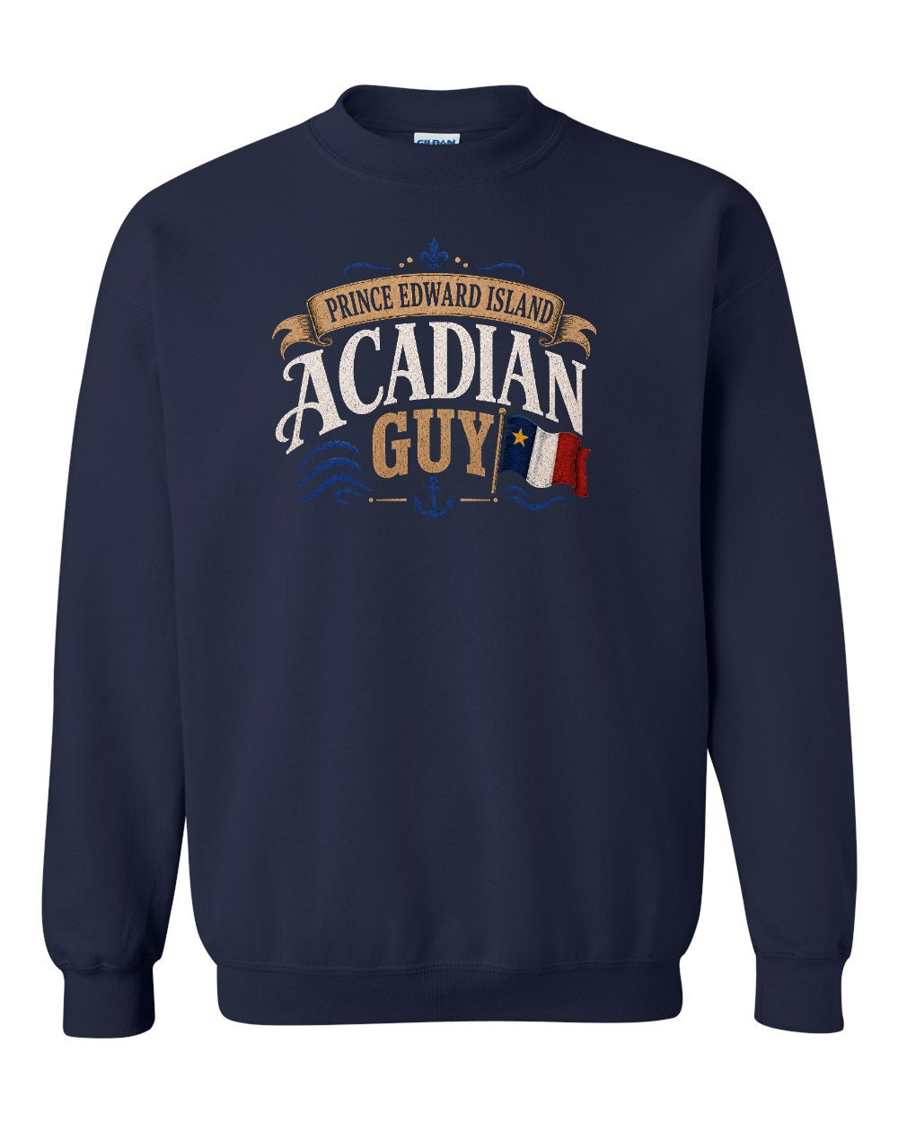 Prince Edward Island Guy Crewneck Sweatshirt in Navy