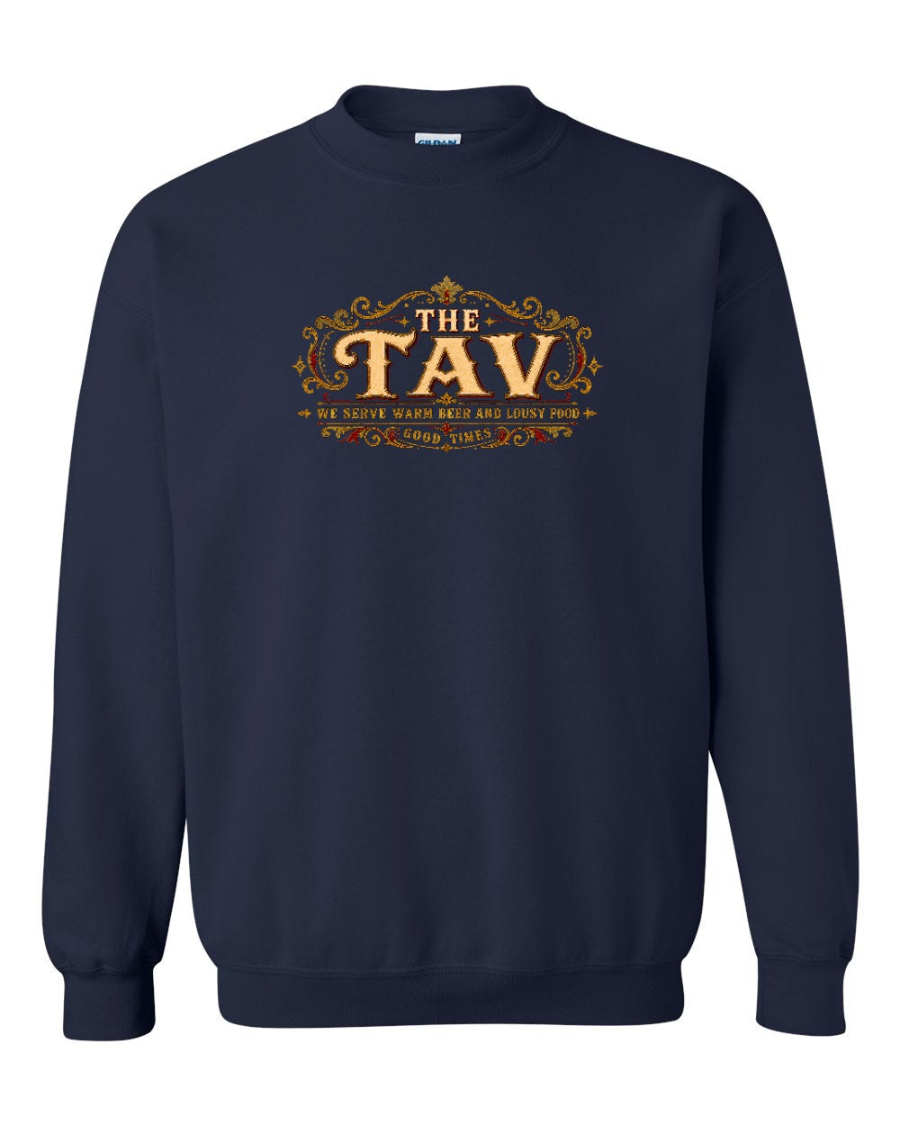 The Tav Garment Crewneck Sweatshirt in Navy