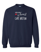 A Piece Of My Heart CB Red Heart Crewneck Sweatshirt - Unisex
