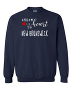 A piece of my Heart NB (red heart) Crewneck Sweatshirt - Unisex