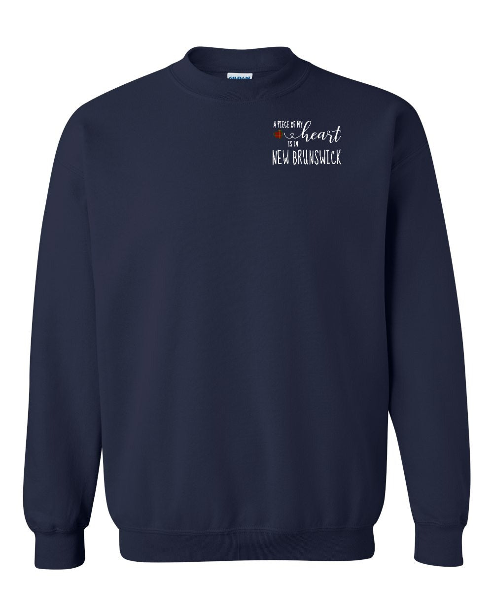 A piece of my Heart NB Tartan Left Chest Crewneck Sweatshirt - Unisex