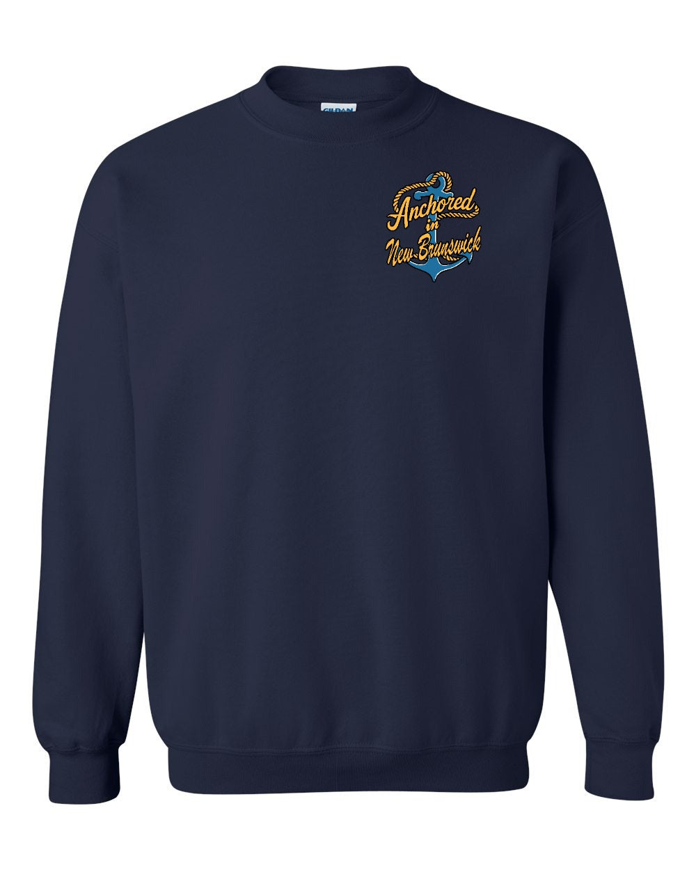 Anchored In NB Left Chest Crewneck Sweatshirt - Unisex