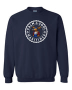 Calm Cool Maritimer Moose Crewneck Sweatshirt - Unisex